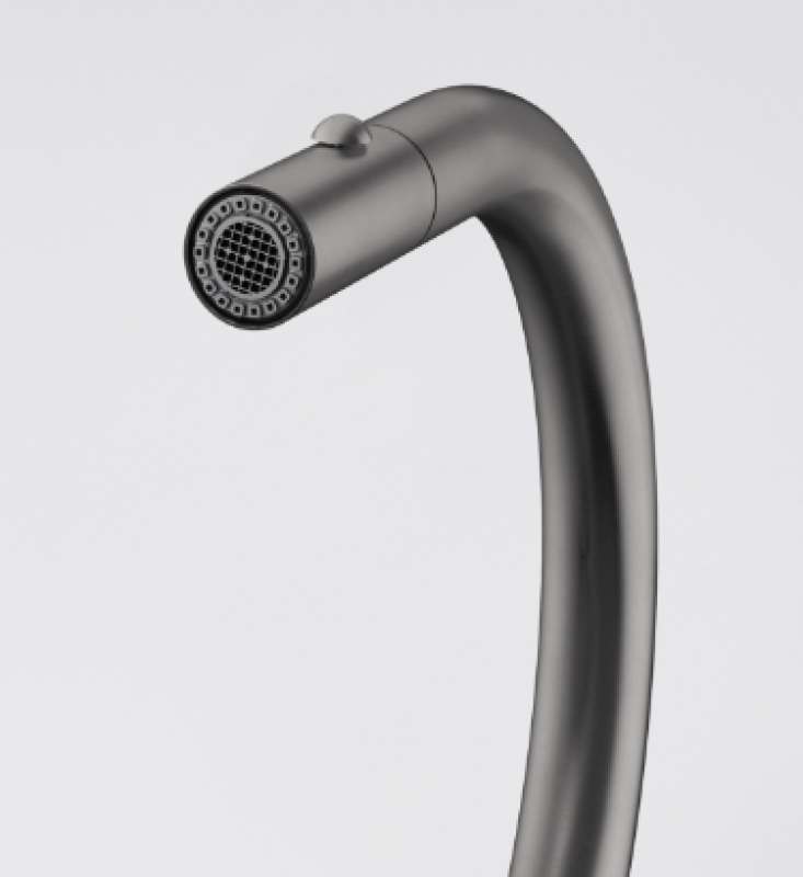 Franke Mythos Masterpiece Kuchyňská Baterie Antracit s J-výtokem a Vytažitelnou Sprchovou Hlavicí - 115.0711.555