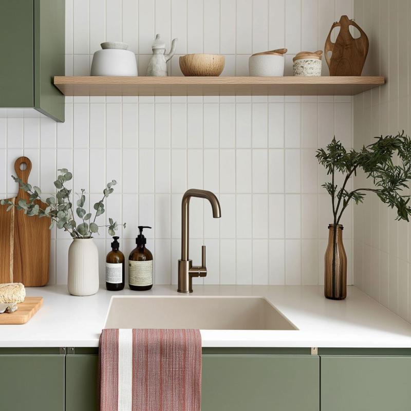 GraniteMy Universal Beige Pískový Granitový Dřez 40x40 cm pro nástavbu, podstavbu a plochou montáž s gun metal výpustí - 1208967919