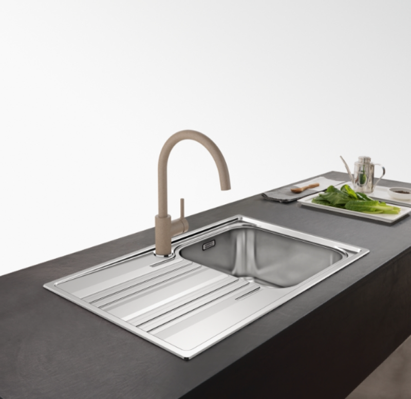 Franke Lina XL Kuchyňská Baterie Béžová Oyster s Otočným Výtokem 115.0626.028