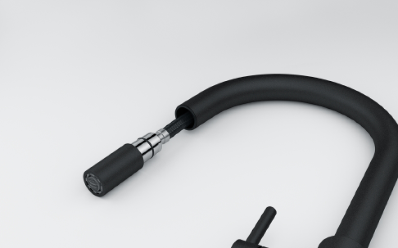 Franke Lina Kuchyňská Baterie Polar White Bílá s Vytahovací Sprchou 115.0626.081