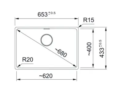 Franke Maris MRG 210-62 Fragranite Slate Grey Dřez šedý tmavý Povrchová montáž 135.0714.631
