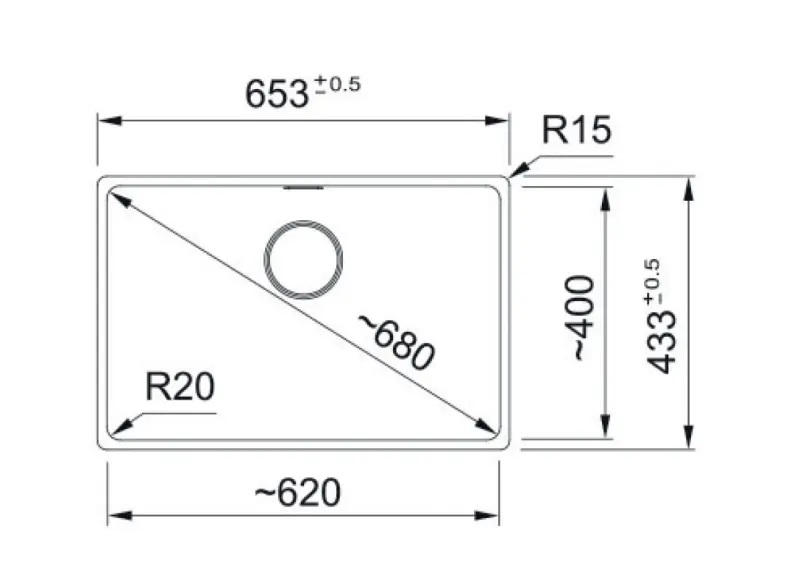 Franke Maris MRG 210-62 Fragranite Slate Grey Dřez šedý tmavý Povrchová montáž 135.0714.631