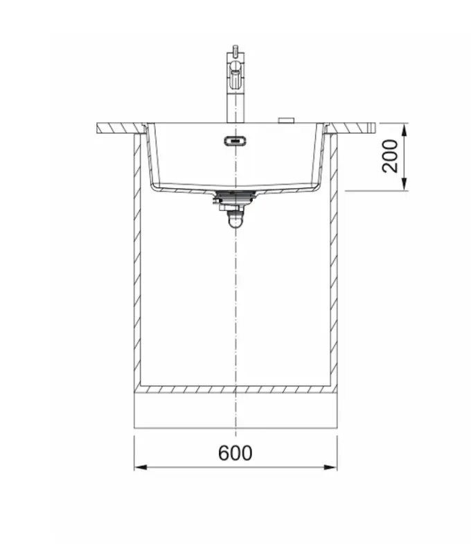 Franke Maris MRG 210-52 Fragranite Slate Grey Dřez Šedý Tmavý Povrchová montáž 135.0714.610