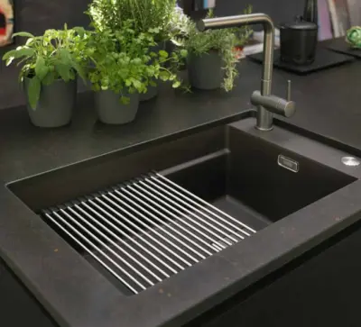 Franke Kubus KNG 110.62 Dřez 72x42 Slate Grey Granit Tmavě Šedá Podstavný s Otvorem pro Baterii 125.0714.637