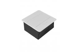 AVARO vestavná nábytková zásuvka, 1x Schuko zásuvka, USB A+C, 1,5m kabel, bílá