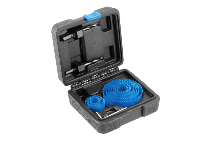 Hoegert Sada děrovacích pil z uhlíkové oceli, 14 kusů.