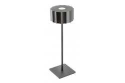 LED stolní lampa AZELIA, 2,5W, 200lm, DC 5V, 1A, 4000 K, baterie 4000 mAh, stmívatelná, černá