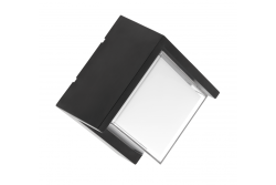 LED svítidlo na fasádu CANTI II, 12W, 1000lm, AC220-240V, 50/60Hz, IP65, 4000K, černé