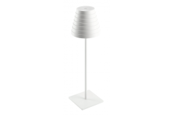 FIZZI Led stolní lampa, 2,5W, 200lm, DC 5V, 1A, 4000 K, baterie 4000 mAh, bílá