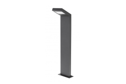 Svítidlo do zahrady LONDON LED, 10W, 720lm, IP54, AC220-240V, 50/60Hz, 4000K, přímý sloupek, 58 cm, černé