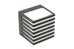 SIROLO LED svítidlo 10W, 1000lm, IP54, AC220-240V, 50/60Hz,4000K, černé