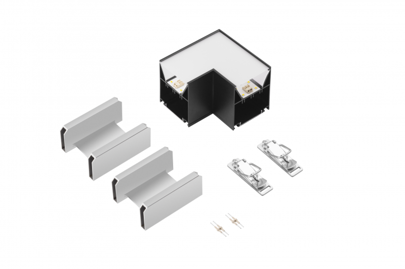 L VINEA přepínač, LED, černý