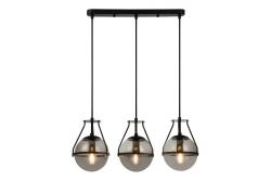 Stropní svítidlo DROP 3, 7134, AC220-240V, 50/60Hz, 3*E27, max.25W, délka 68 cm, černé
