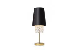 Stolní lampa NESTO 3, 6090, AC220-240V, 50/60Hz, 1*E27, max.40W, prům. 20 cm, černá/zlatá