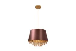 Stropní svítidlo NESTO, 6083, AC220-240V, 50/60Hz, 1*E27, max.40W, IP20, prům. 30 cm, hnědé
