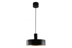 Stropní svítidlo SELVIA II, 9585, max. 250V, 50/60Hz, 1*E27, max.40 W, IP20, prům. 30 cm, černé/zlaté