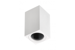 Stropní svítidlo TIPO, hliník, 60x60x100, IP20, max 50W, čtverec. Bílý