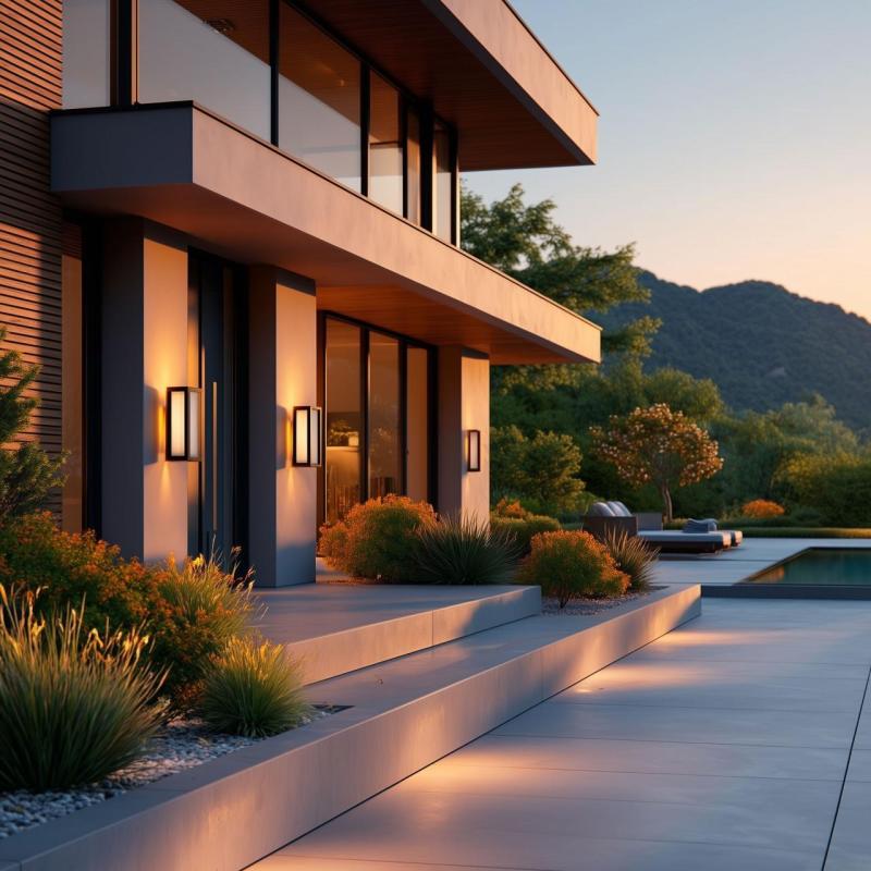 Svítidlo na fasádu VASTI, E27, MAX. 12W, IP54, AC220-240V, 50/60Hz, černé