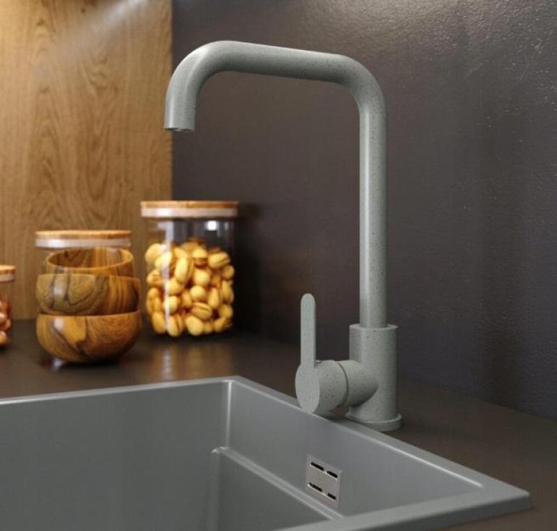 Graniteland Stellar Kuchyňská baterie Šedá s otočným výtokem 1208969530