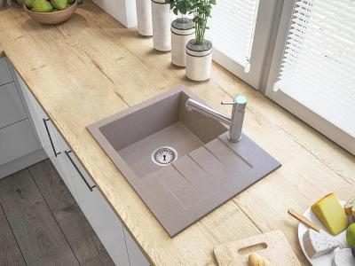 Graniteland Ceres Kitchen Faucet Chrome with Pull-Out Spout and Dual-Function Hand Shower 1208969535