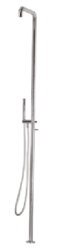 Waterevolution Flow sprchový sloup s mísicí baterií a ruční sprchou Gun Metal T147GME