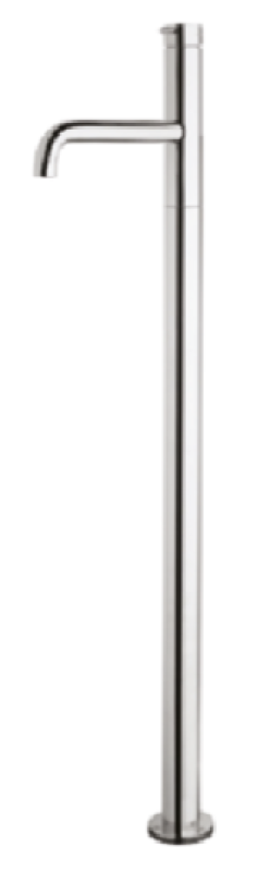 Waterevolution Flow volně stojící vanová baterie gun metal T134GME