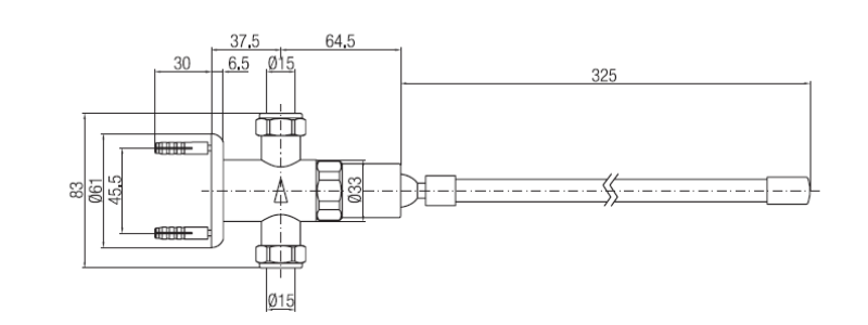 PB samouzavírací kolenočasový ventil s kolenním ovládáním 8-12” 1208969810