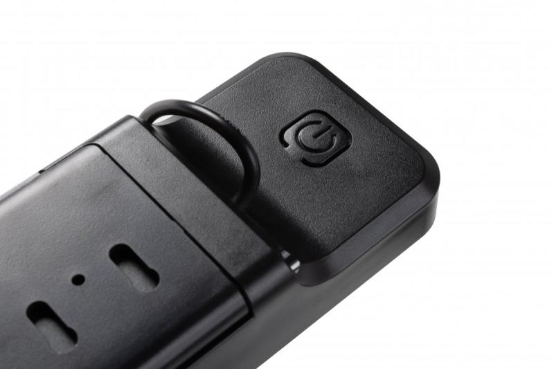 Sluneční svítidlo s pohybovým a stmívacím senzorem DAVOS, LED, 1000lm, 4000K, 2000mAh, IP54, černé