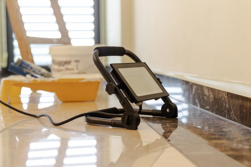 NELI Přenosný reflektor, LED, 50W, 4500lm, 6400K, AC220-240V, IP65, 1,5m kabel