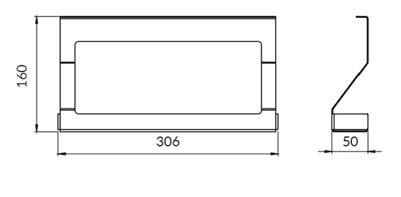 Epka Luxion Kořenky na Kuchyňské Lišty Kov Černý 1208969964