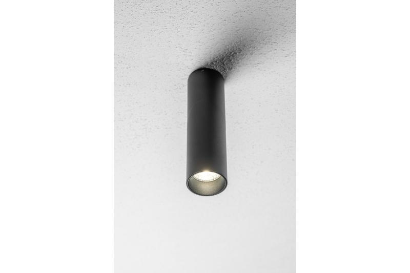 Stropní lampa VIRGO, max. 250V, 50/60Hz, 57x152mm, IP20, max. 20W, kulatá, černá