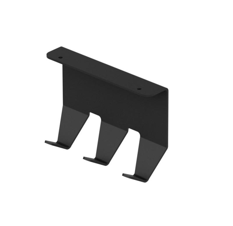 Epka Luxion Sada Kuchyňských Lišt 100 cm s Příslušenstvím Kov s Skrytým Upevněním Černá 1208969984