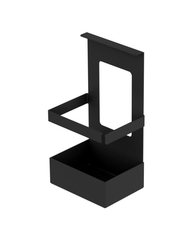 Epka Luxion Sada Kuchyňských Kolejnic 80 cm s Příslušenstvím Kov s Neviditelným Uchycením Černá 1208969996