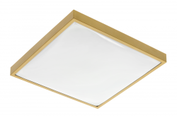 ALTAR LED Stropní lampa, 295x295mm, 4000K, 24W, 1680lm, AC180-250V, 50/60 Hz, PF>0.5, IP44, Zlatavá barva, 3 roky záruky.