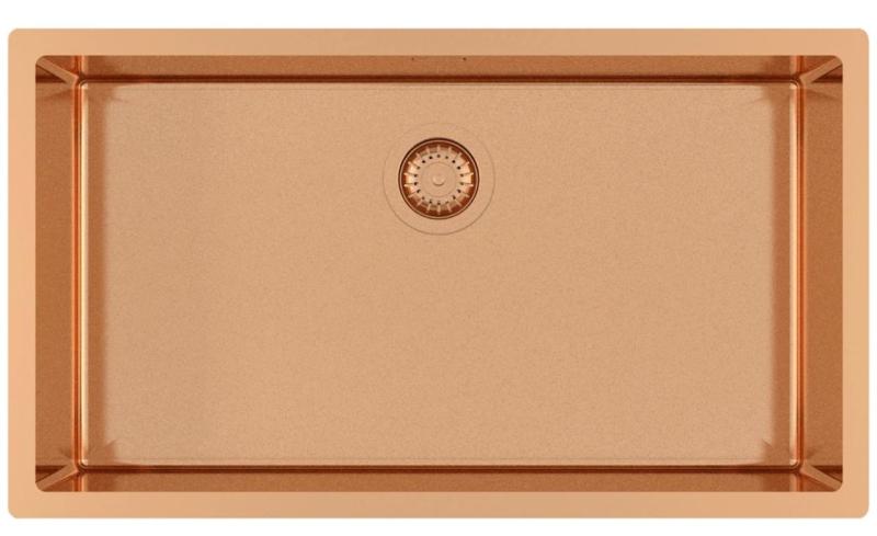 Ausmann Mosel měděný velký dřez z nerezové oceli - PVD měď 74x40 univerzální 1208970018