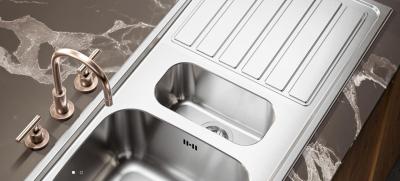 Banka Centurio 20 Stainless Steel Double Sink Top Mount 80x50cm 1208970026