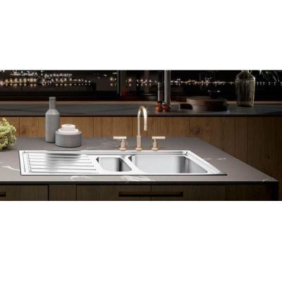 Banka Centurio 20 Stainless Steel Double Sink Top Mount 80x50cm 1208970026