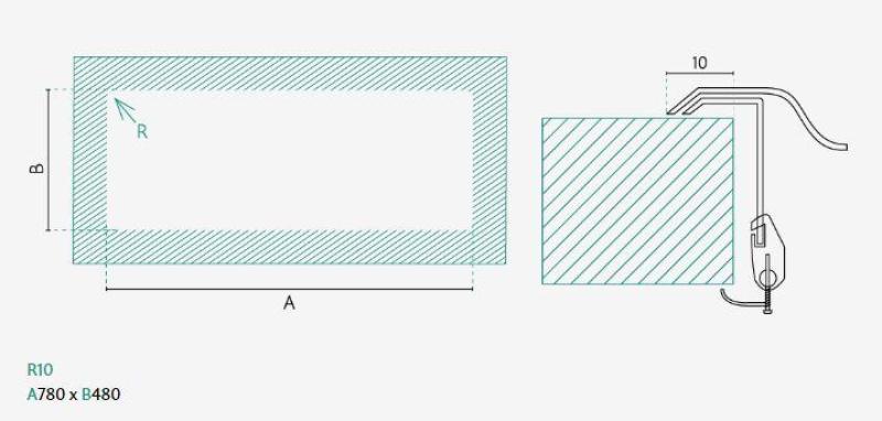 Banka Centurio 20 Nerezová dvojitá dřezová deska 80x50cm 1208970026