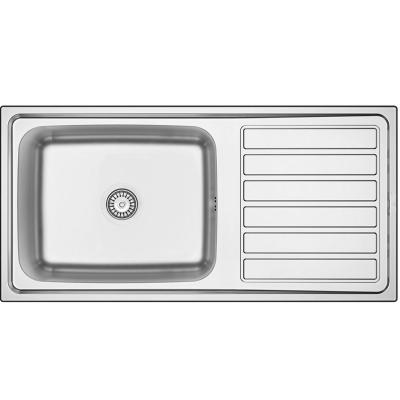 Banka Centurio 100-50 Stainless Steel Sink, surface-mounted, 100x50cm with drainer 1208970030