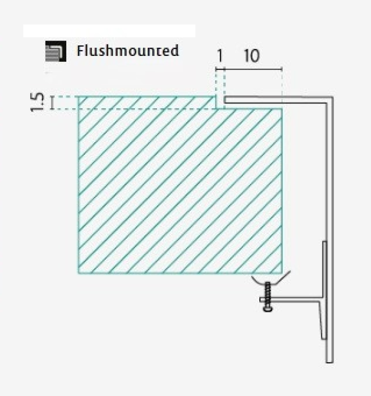 Banka IB4040 RVS Dřez 40 x 40 cm Montáž a Rovný vestavěný 1208970040