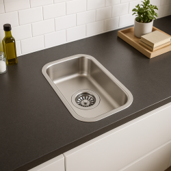 Banka IB1530 Nerezový Dřez 146 x 296 mm Podstavný 1208970041