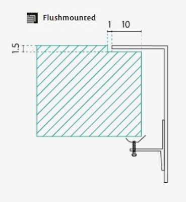Sink IB4540 Stainless Steel Sink 45 x 40 cm Topmount and Flush Mount 1208970045