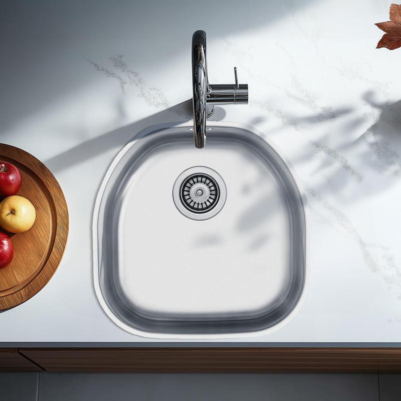 Banka Denver Nerezový dřez 41 x 41 cm Podstavný 1208970049