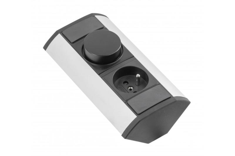 MINI úhlové prodlužovací kabel s regulátorem CCT a zásuvkou se zemnicím kontaktem 230V 16A