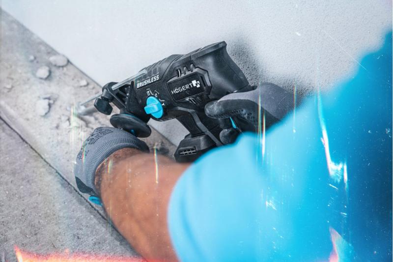 HÖGERT akumulátorová příklepová vrtačka, bezuhlíková, 18V, s funkcí sekání