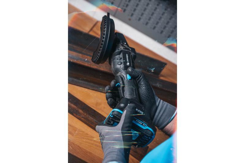 HÖGERT Akumulátorová úhlová bruska s pákovým spínačem, 125MM, 18V - bez baterie