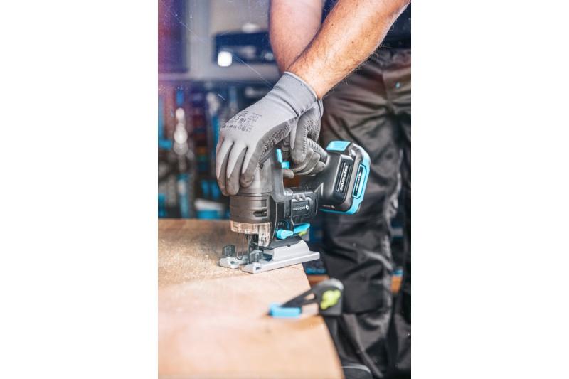 HÖGERT akumulátorová přímočará pila, 18V, antivibrační rukojeť - bez akumulátoru