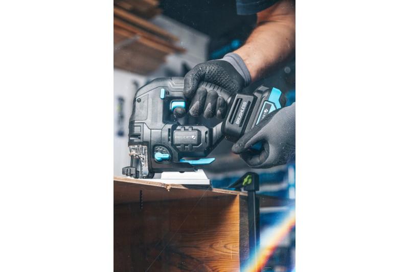 HÖGERT akumulátorová přímočará pila, 18V, antivibrační rukojeť - bez akumulátoru