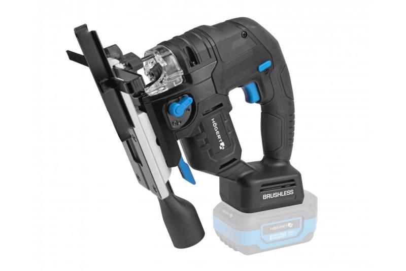 HÖGERT akumulátorová přímočará pila, 18V, antivibrační rukojeť - bez akumulátoru