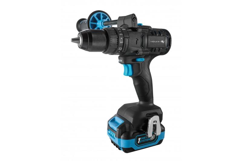 HÖGERT akumulátorová rázová utahovací souprava 200 Nm 18V s bezkartáčovým motorem.